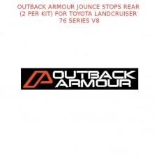 OUTBACK ARMOUR JOUNCE STOPS REAR 2 PER KIT LANDCRUISER 76 SERIES V8